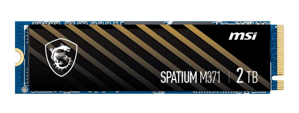 MSI SPATIUM M371 NVMe M.2 1TB SSD Solid State Drive (SSD